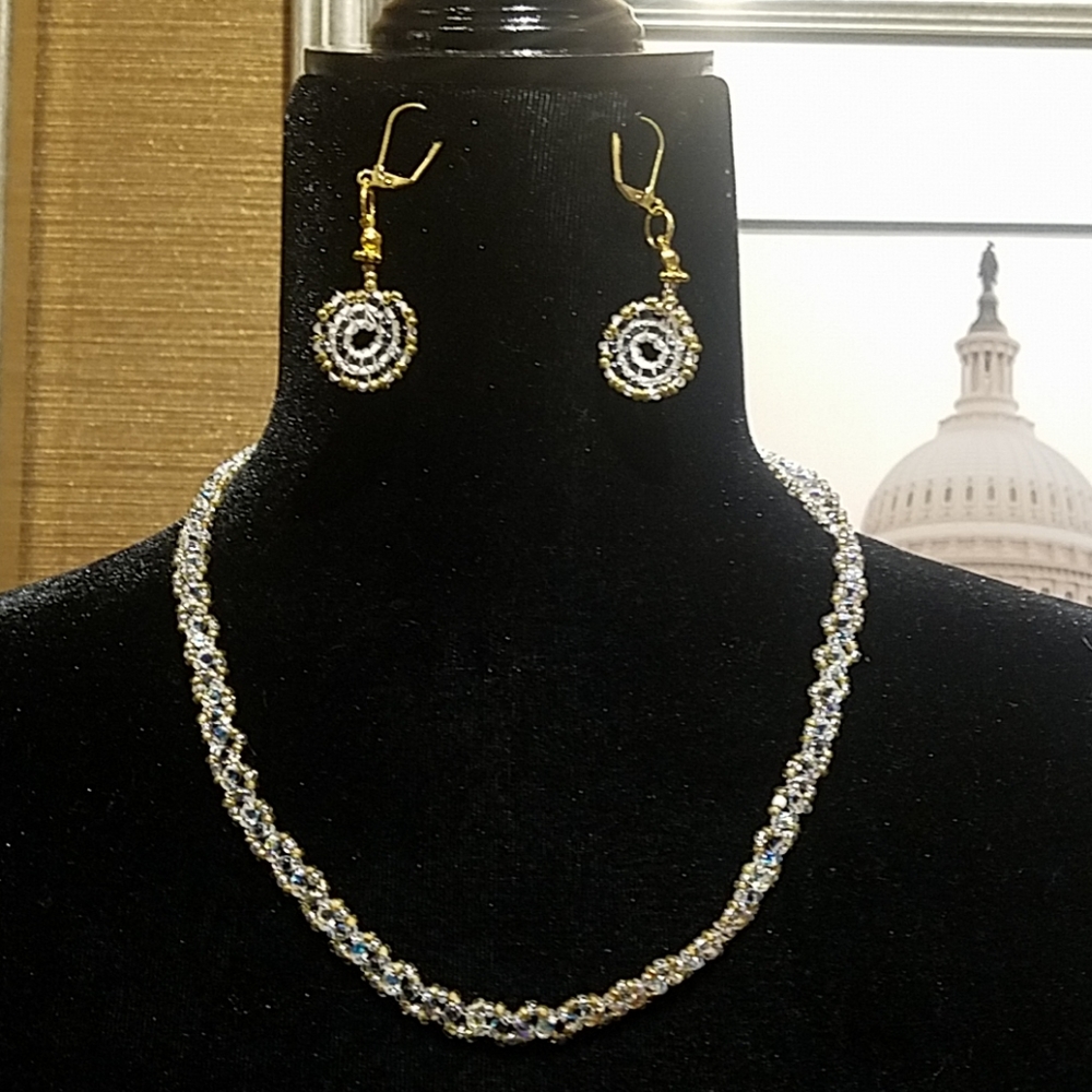 Handmade Neckless and Earring Set